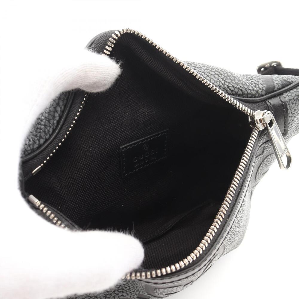 Gucci Jumbo GG Waist Bag Black Leather - Picture 3 of 4